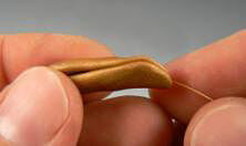 wire in molded clay